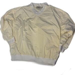 Creamy ivory vintage boca classics windbreaker